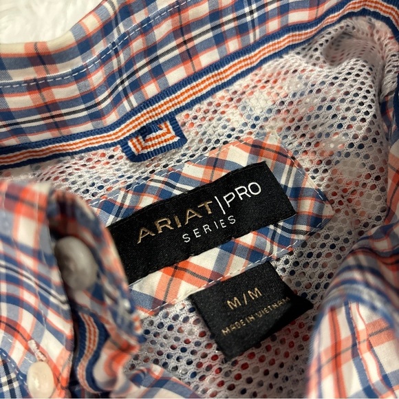 ARIAT MENS Pro Series Niall Classic Fit Shirt Size:M - Picture 4 of 14